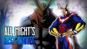 All might quotes on discipline. All Mights Best Quotes In Boku No Hero Academia Youtube