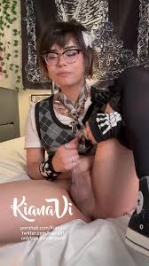 legitimate YO JAPANESE TRANS WOMAN KIYANA VI SPUNKS HERSELF ON CAMERA