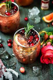 Grapefruit Bourbon Yule Mules Host The Toast Recipe Holiday Mules Christmas Drinks Bourbon Drinks
