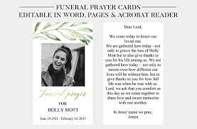 Their use is not necessarily limited to funerals. Funeral Prayer Cards Printable Funeral Cards Memorial Etsy