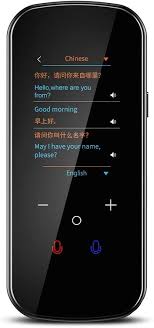 Tesiyi Translator Device Offline Language Translator With Camera Translation Black Electronics In 2020 Offline Language Camera
