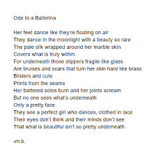 poetry by mila bales m b ode to a ballerina daily inspiration quotes pretty words ballerina quotes