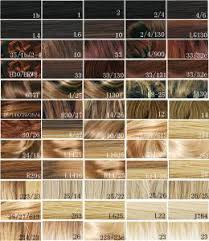 Synthetic Blonde Hair Color Chart Hair Dye Color Chart