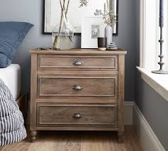 Astoria 3 Drawer Nightstand Pottery Barn In 2020 Dresser As Nightstand Drawer Nightstand Small Dresser
