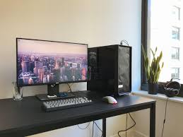 Moved Across The Country And Built My First Battlestation Gaming Room Setup Battlestation Room Setup