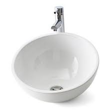 Vasque A Poser Ceramique Diam 40 Cm Blanc Lounge Vasque A Poser Vasque Deco Salle De Bain