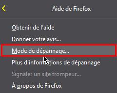 Glisser votre onglet sur le bouton accueil. Aide Firefox