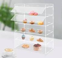Amazon.com: 5 Tier Acrylic Display Case Bakery Pastry ...