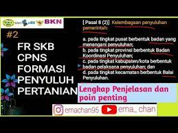 Mengetahui jenis jabatan yang dilamar. Skb Pertanian Pangan Youtube
