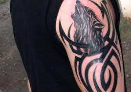 Roaring Wolf Tribal Tattoos Design On Sleeve Wolf Tribal Tattoos Tribal Wolf Tattoos Look My Tattoo Tattoos Tribal Tattoos Tribal Wolf Tattoo