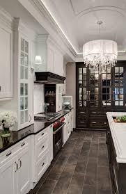 Kitchen floor tile white cabinets. White Cabinets Kitchen Dark Floor Deductourcom Incredible Furniture
