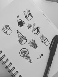 Looking Up At The Stars Bullet Journal And Diary Doodle Art Plant Doodle