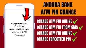 Forgot my regions bank card 4 digit pin number for my account. Andhra Bank Atm Debit Card Pin Change On Atm How To Change Andhra Bank Atm Pin Forgot Reset Youtube