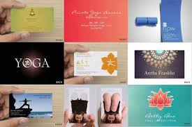 Elegant gold lotus mandala wood yoga instructor business card. Guide To Getting Yoga Business Cards