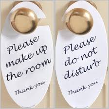 Each of our 790 guestrooms and suites was designed to create an inviting oasis inspired by the sea and sand you'll find just steps away outside our doors. Do Not Disturb Hanging Hotel Door Signs Bedroom Out Of Eden