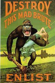 From That War When We Were Fighting Giant Gorillas Wwii Posters Patriotic Posters Propaganda Art