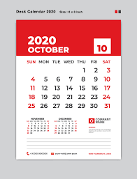 Monthly Calendar October Template With Notes