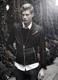 How To Wear A Leather Jacket For Men 50 Fashion Styles Mens Fashion Edgy Leather Jacket Men Mens Fashion Casual