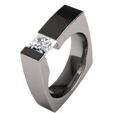 Men S Diamond Rings For More Luxury Elegance Pouted Com Mens Wedding Rings Unique Wedding Rings Unique Square Diamond Rings