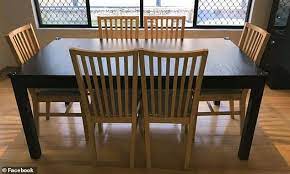 Tables (19) coffee tables (21) console tables (16. Ikea Mother Reveals How She Made 319 On Her Old Dining Table After Discovering Policy Daily Mail Online