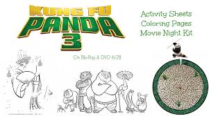 După ce a scăpat valea liniștită de maleficul lord shen, pașnicul și mâncăciosul maestru po se bucură de gloria faptelor sale de vitejie. Kung Fu Panda 3 Activity Sheets Coloring Pages Mama S Geeky