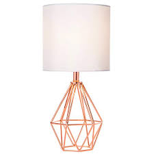 An industrial table lamp is undoubtedly modern and minimalist, whereas a stainless steel or silver table lamp offers timeless style. Cotulin Table Lamp Modern Desk Lamp With Tc Fabric Shade And Hollowed Out Metal Base For Living Room Bedroom Rose Gold Buy Online In Papua New Guinea At Papua Desertcart Com Productid 154983089