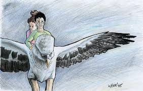 4 buckbeak drawing cartoon for free download on ayoqq org. Flying On Buckbeak Color By Berenicepotter On Deviantart
