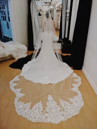 Beaded Lace Cathedral Veil By Essense Of Australia At Rebecca S Wedding Boutique In Louisville Ky Wedding Boutique Wedding Dresses Wedding Dress Shopping