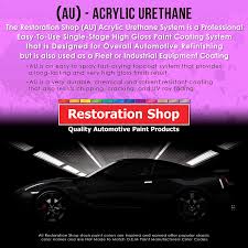 If you are concerned about your computer's ability to accurately display the colors that we have displayed. Buy Restoration Shop Dark Midnight Blue Pearl Acrylic Urethane Auto Paint Complete Gallon Paint Kit Professional Single Stage High Gloss Automotive Car Truck Coating 4 1 Mix Ratio 2 8 Voc Online In Indonesia B00s77geqw