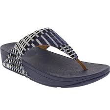 Fitflop Lulu Denim Flip Flops Womens