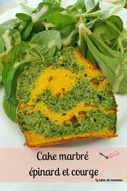 Cake Marbre Epinard Et Courge Companion Ou Non En 2020 Cake Marbre Cake Sale Original Recette Cake Marbre