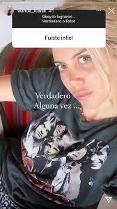 Como sabes, siempre buscamos personas con talento para que se verdadero!!! Wanda Nara Se Sometio A Un Verdadero O Falso En Instagram Y No Se Guardo Nada Fue Infiel As Argentina