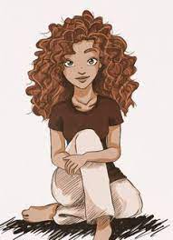 Set four images girls for animation vector. Pin By Banbie Ip On Help I Ve Gone Natural Curly Hair Drawing Hair Illustration Girls Cartoon Art