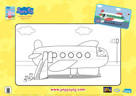 37+ peppa pig christmas coloring pages for printing and coloring. Peppa Pig Airplane Coloring Page Airplane Coloring Page Airplane Coloring Peppa Pig