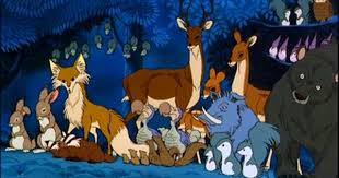 Many Animals In The Forest Last Unicorn Google Search The Last Unicorn Cartoon Cool Cartoons