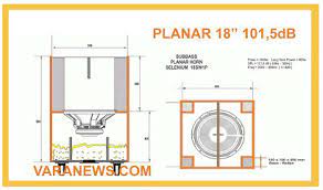 Skema / ukuran box planar 12 inch suara mantap. 6 Box Speaker Dengan Bass Paling Jauh Untuk Outdoor