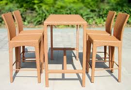 This tall set includes two signature bar chairs and a nautical 31 bar table that's stain resistant and easy to clean. Outdoor Furniture Bar Table Rattan Chair Bar Stool Tall Tables And Chairs Set Rio Chair Clock Chair Charmchairs Dining Room Table Aliexpress