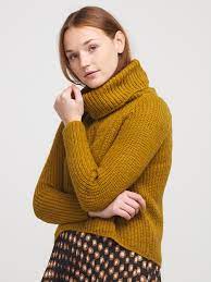 Pull fin pour femme american vintage. La Fee Maraboutee Pull Fc5339 Jaune Moutarde Femme Des Marques Et Vous