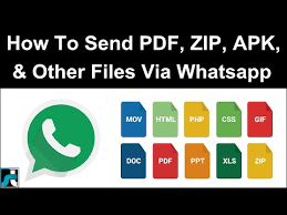 Share files without any data consumption, transfer files without any quality loss. How To Send Apk Zip Doc Pdf Exe Files On Whatsapp Safe Tricks