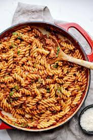 Fusilli Pasta With Sausage Ragu Recipe Fusilli Pasta Rotini Pasta Recipes Pasta Dishes