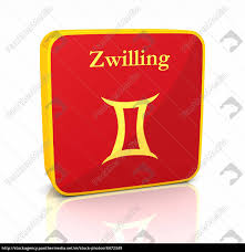 Das sternzeichen zwillinge ist vom planeten merkur geprägt. Sternzeichen Zwilling Rot Gold Stockfoto 4472349 Bildagentur Panthermedia