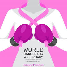 Download World Cancer Day Design With Boxing Gloves For Free World Cancer Day Cancer Creative Advertising Design