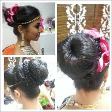 Add more volume in your hair by doing outwards curls. Perfect South Indian Bridal Hairstyles For Receptions