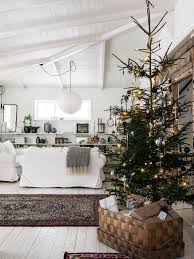 Cozy Scandinavian Christmas Tree Living Room Coco Kelley Scandinavian Christmas Trees Scandinavian Holiday Decor Rustic Christmas