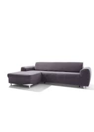 Subrtex spandex sofabezug stretch sofahusse couchbezug sesselbezug elastischer antirutsch stretchhusse für sofa 3 sitzer, schwarz tolles material: Schutz Und Blickfang Zugleich Die Ecksofahusse Grau