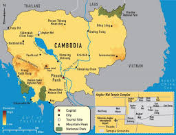 Es macht 30% der globalen. Kambodscha Gebirge Map Karte Von Kambodscha Gebirge Sud Ost Asien Asien