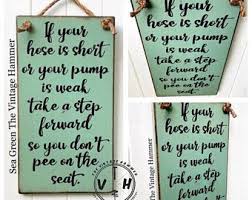Bathroom Sign Wood Sign Sayings Boys Room Man Cave Etsy In 2020 Bathroom Signs Wood Signs Sayings Wood Signs