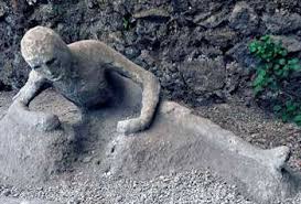 Chr., in der nacht vor dem vulkanausbruch. Pompeji