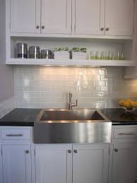 Subway Tile Backsplash Kitchen Ideas Gray White Mini Diy Glass Beveled Blue Color Glass Backsplash Kitchen Trendy Kitchen Backsplash Trendy Kitchen Tile