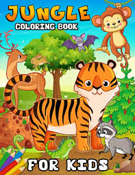 We did not find results for: Jungle Coloring Book For Kids Large Print Edition Animals Tiger Dear Panda Butterfly And Friend Coloring Pages For Ages 4 8 Rocket Publishing 9781088790892 Amazon Com Books